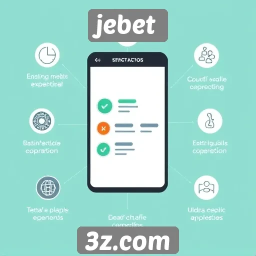 Características da interface do usuário do jebet